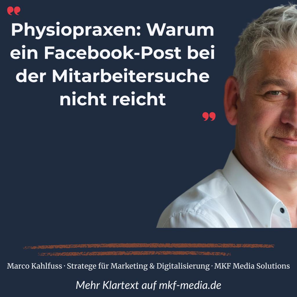 Digitale Mitarbeitersuche für Physiopraxen mit Fokus auf lokale Bewerbergewinnung